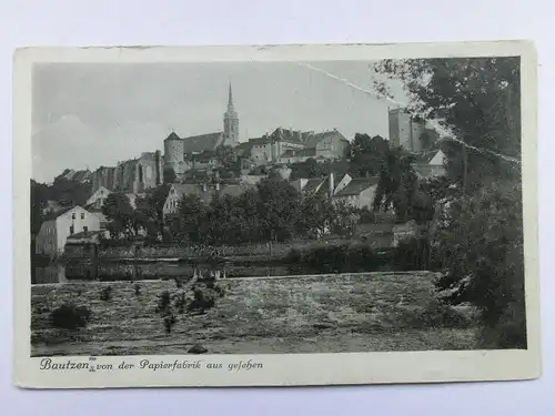 Alte AK Bautzen Bertha Zillessen  (m. Knick) [aR685]