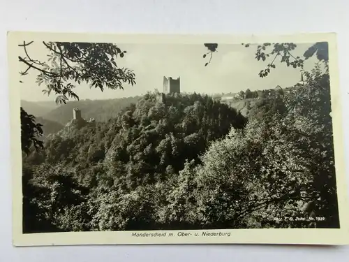 Alte AK Manderscheid Ober- und Niederburg [aR711]