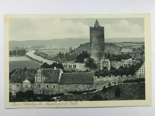 Alte AK Naumburg Saale Ruine Schönberg [aR109]