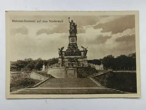 Alte AK Nationaldenkmal Rüdesheim [aS756]