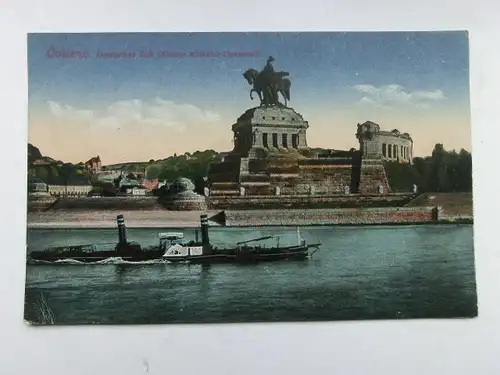 Alte AK Coblenz Koblenz Deutsches Eck [aS758]