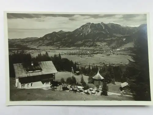 Alte AK Oberstdorf Cafe Restaurant Pension Bergkristall [aS787]