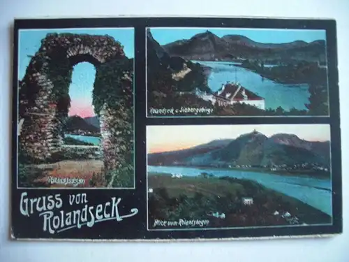 Alte AK Rolandseck Rolandsbogen 1917 [F658]