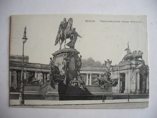 Alte AK Berlin Nationaldenkmal 1912 [F645]