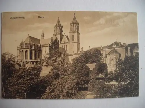 Alte AK Magdeburg Dom um 1930 [F614]