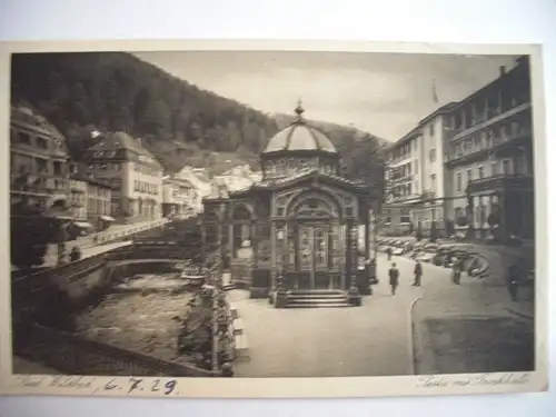 Alte AK Bad Wildbad Trinkhalle um 1930 [F202]