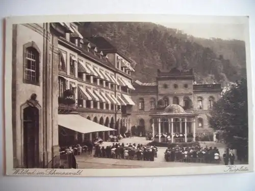 Alte AK Wildbad Konzert 1928 [F205]