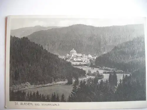 Alte AK St. Blasien Schwarzwald um 1930 [F219]