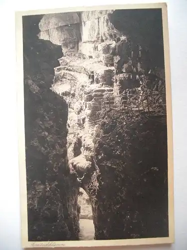 Alte AK Breitachklamm Oberstorf 1929 [F267]