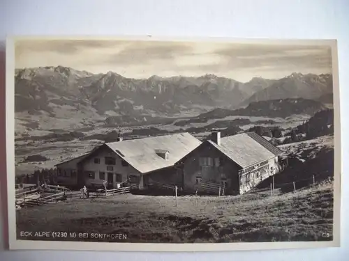 Alte AK Sonthofen Eckalpe 1935 [F310]