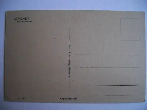 Alte AK München Alte Pinakothek um 1930 [F319]