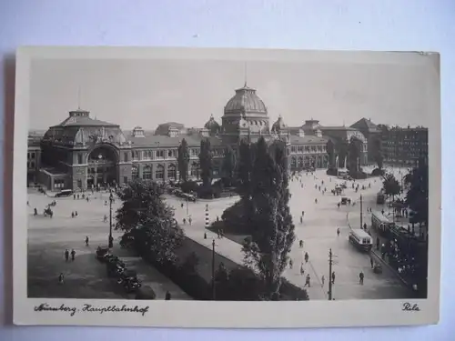 Alte AK Nürnberg Hauptbahnhof [F351]