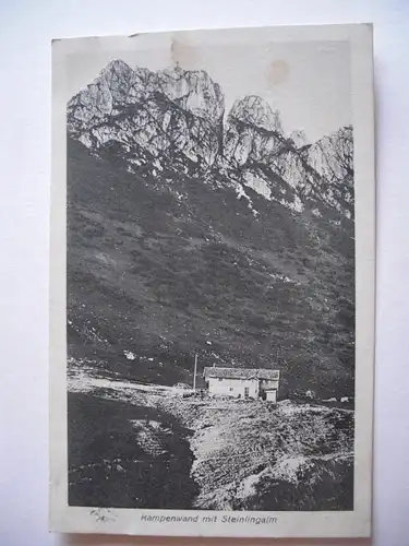 Alte AK Kampenwand Steinlingalm Chiemgau [F390]