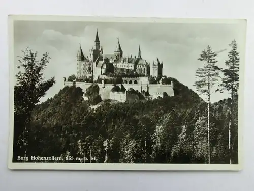 Alte AK Bisingen Burg Hohenzollern [aR141]