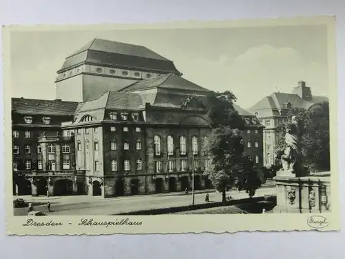 Alte AK Dresden Schauspielhaus Theater [aR158]