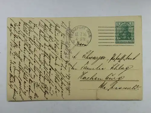 Alte AK Frankfurt Opernhaus Theater [aR168]