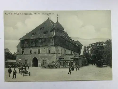 Alte AK Konstanz Bodensee Conciliumsgebäude [aR169]