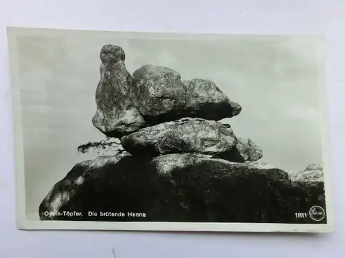 Alte AK Oybin Töpfer Die brütende Henne [aR237]