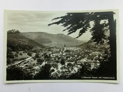 Alte AK Urach mit Hohenurach [aR240]