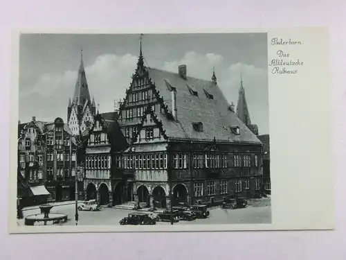 Alte AK Paderborn Das Altdeutsche Rathaus [aR253]