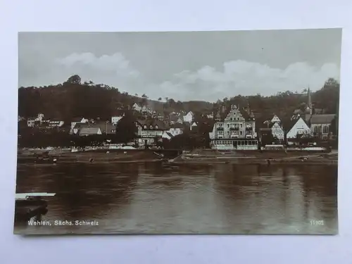 Alte AK Wehlen Sächsische Schweiz [aR322]