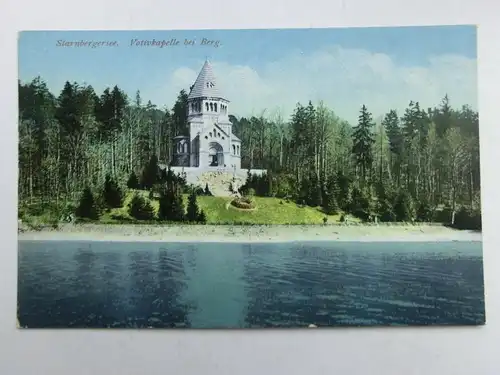 Alte AK Starnberg Votivkapelle bei Berg [aR324]