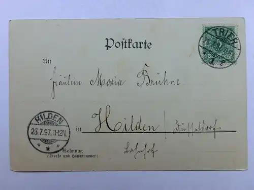 Alte AK Trier Römischer Kaiserpalast 1897 [aO533]