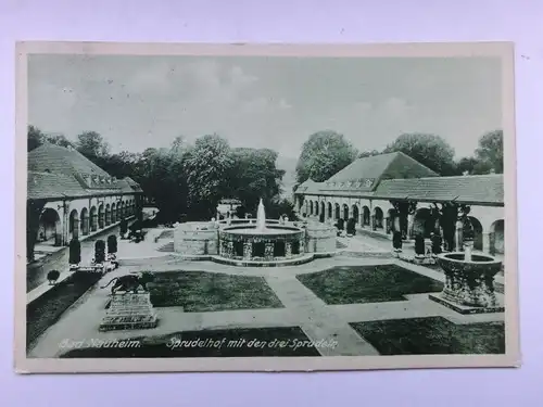 Alte AK Bad Nauheim Sprudelhof [aO554]