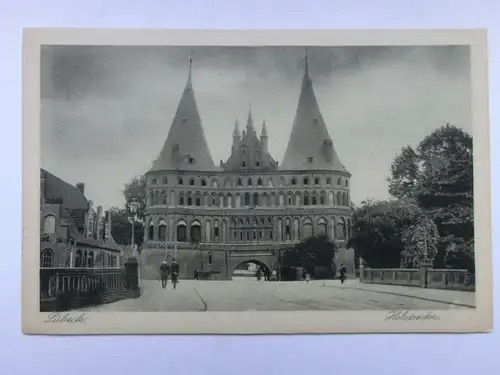 Alte AK Lübeck Holstentor [aO585]