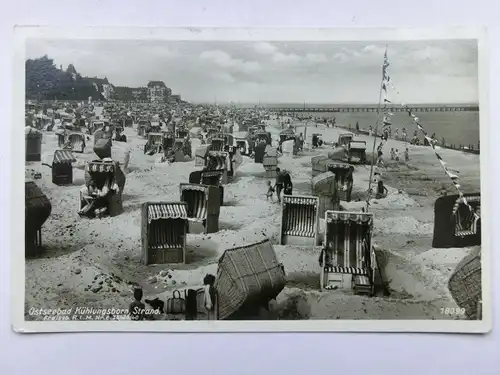 Alte AK Ostseebad Kühlungsborn Strand Strandkörbe [aO594]