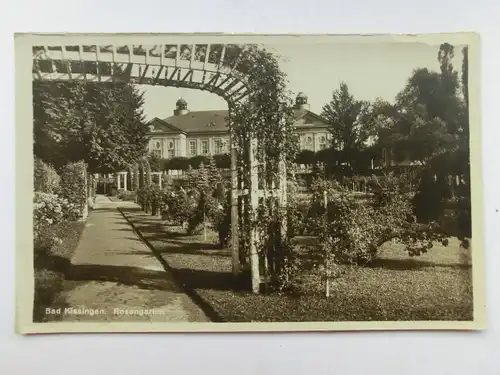 Alte AK Bad Kissingen Rosengarten [aO698]