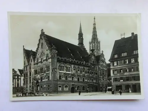 Alte AK Ulm Rathaus [aO714]