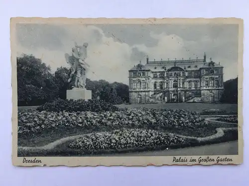 Alte AK Dresden Palais im Großen Garten [aO725]