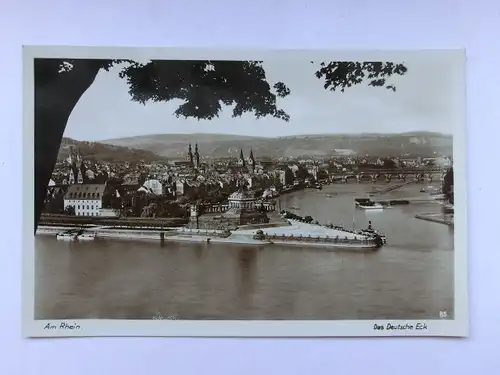 Alte AK Koblenz Deutsches Eck [aO806]