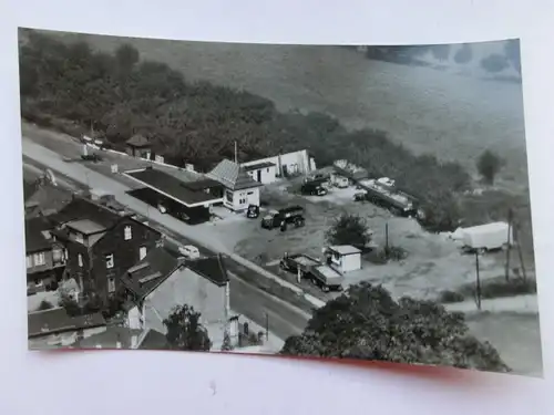 Alte AK Unbekannter Ort Luftfoto Flughafen Bremen [aP355]