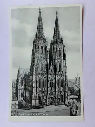 Alte AK Köln Dom von Westen [aP410]