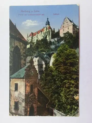 Alte AK Marburg Lahn Lutherkirchhof [aP433]