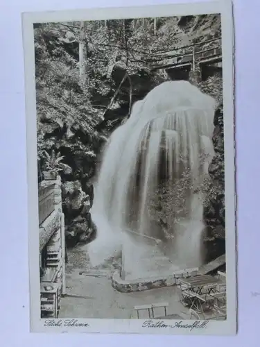 Alte AK Sächsische Schweiz Rathen Amselfall [aP444]