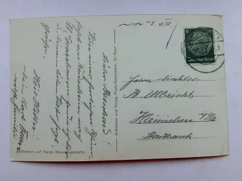 Alte AK St. Goarshausen Burg Katz [aP450]