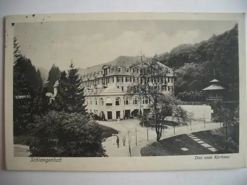 Alte AK Schlangenbad Das neue Kurhaus [T824]