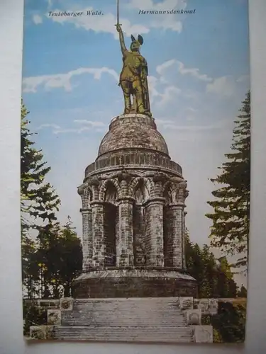 Alte AK Teutoburger Wald Hermannsdenkmal 1926 [T851]