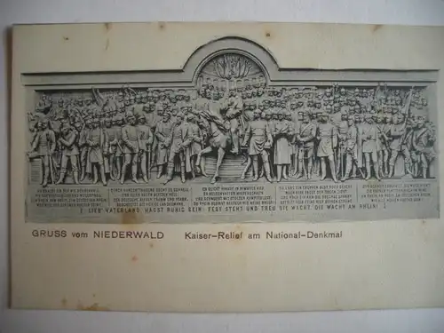 Alte AK Niederwalddenkmal Rüdesheim Nationaldenkmal  [T913]