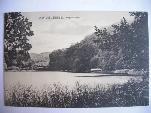 Alte AK Am Ugleisee Angelbrücke 1915 [T933]