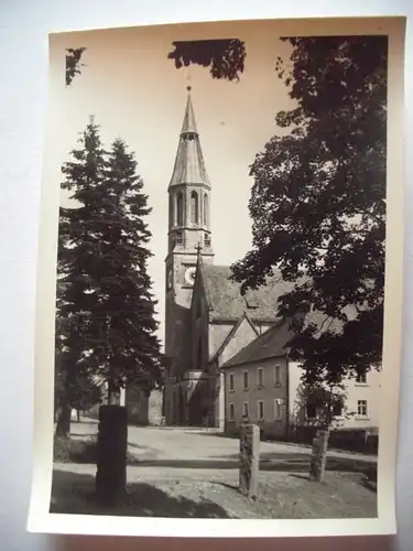 Alte AK Fotokarte Unbekannter Ort Kirche [T951]