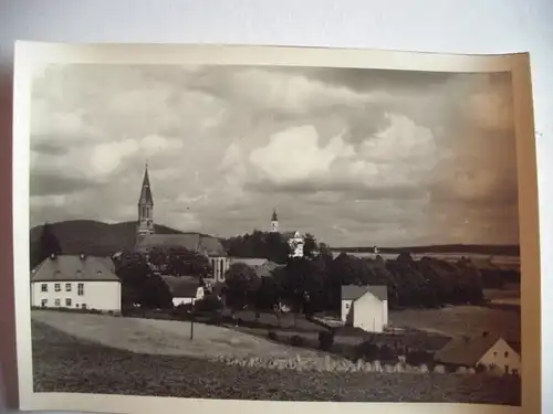 Alte AK Fotokarte Unbekannter Ort Dorf [T956]