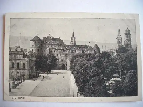 Alte AK Stuttgart  Altes Schloß um 1930 [T25]