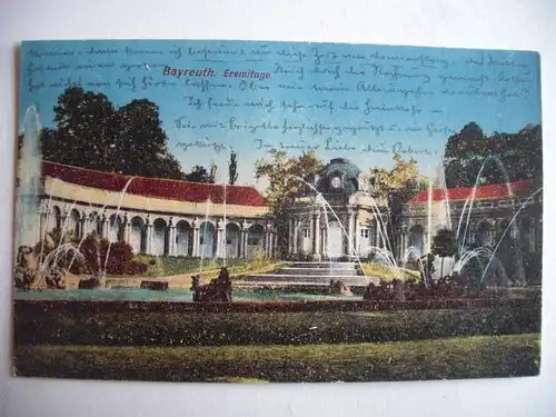 Alte AK Bayreuth Eremitage 1920 [F312]