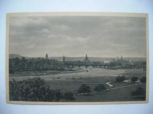 Alte AK Dresden v. Waldschlößchen aus gesehen [aC382]