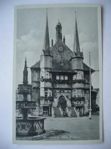 Alte AK Wernigerode Rathaus [aC388]