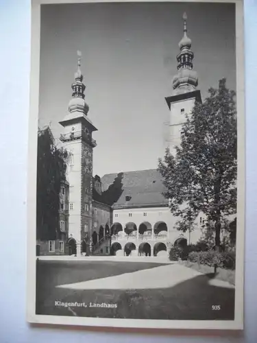 Alte AK Klagenfurt Landhaus [aC403]